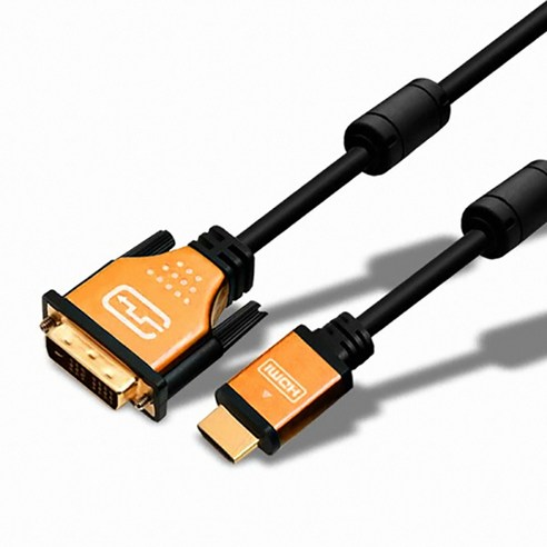 dvitohdmi 케이블메이트 CM-HDG002 골드메탈 HDMI to DVI 케이블 (v2.0 2m), 1개 Best Top5