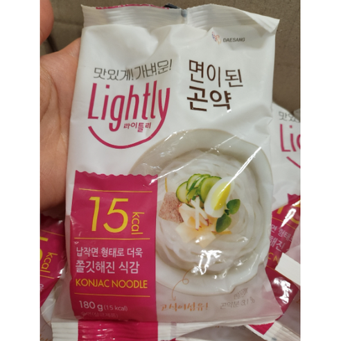 라이틀리 면이된 곤약, 180g, 9개