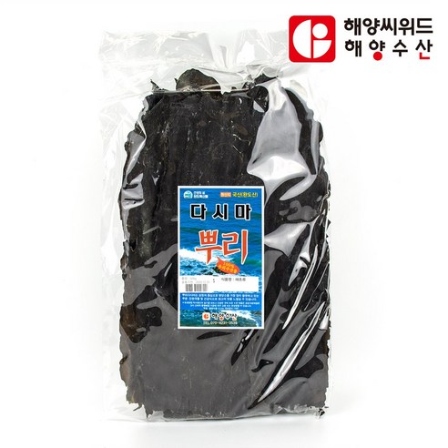 [리미드]두툼한 감칠맛 좋은 육수용 완도 뿌리 다시마 500g, 1개
