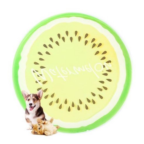 루리펫 애완 과일 투명 쿨매트, 수박, 1개