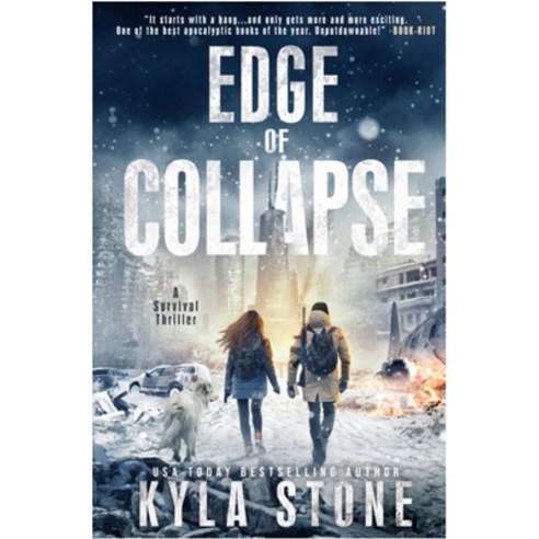 (영문도서) Edge of Collapse: A Post-Apocalyptic Survival Thriller Paperback, Paper Moon Press, English, 9781945410475