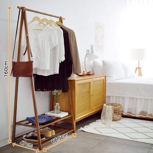 좁은 방, 답답한 옷장? 공간 효율 높여줄 마법템 공개! 철재원목행거