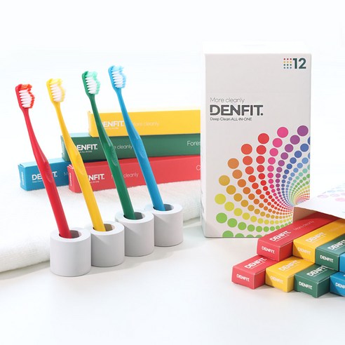 덴핏 딥클린 칫솔로 혁신적인 구강 건강 관리를 경험하세요.