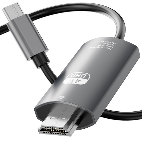 ctohdmi 추천 상품누아트 HDMI ver. 2.1 UHD 4K 60Hz MHL 넷플릭스 OTT 미러링 케이블 제품 사진