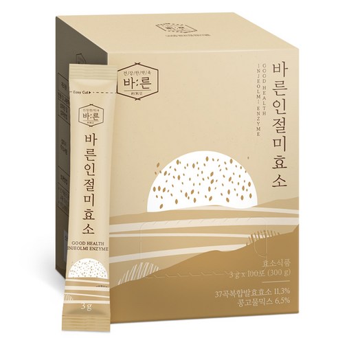 바른 인절미 효소 곡물 발효 효소식품 100포, 1개, 300g