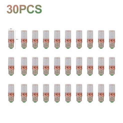 E27 UVC 살균 램프 60 LED UV 전구 자외선 살균기 라이트 홈 클린 에어 킬 진드기, [09] 30PCS, 30PCS