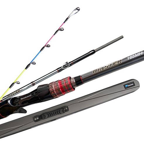 시마운트 마스터 165MH +가방/문어 낚시대 올카본 문어대 선상 로드, 단일