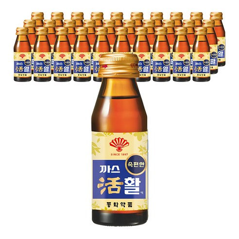 동화약품 부채표 까스활, 75ml, 10개