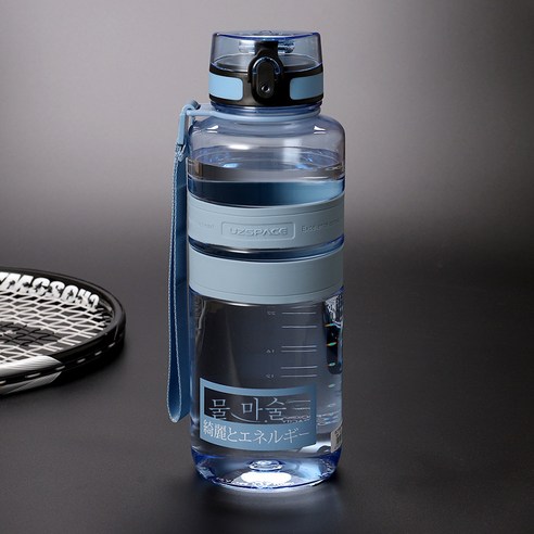 DFMEI 대용량 여름 물컵 플라스틱 1000ml 남녀 피트니스 주전자 아웃도어 컵, 그린 500ml_1.1L-2L