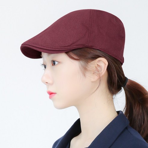 라핑 베이스 코튼 밴드 헌팅캡 남녀공용 사계절 골프모자 카페모자 바리스타모자