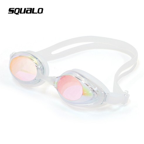 스쿠알로 수경 물안경 UV차단 안티포그 SGL-7600M, 색상선택:SGL7600M 화이트, 단품