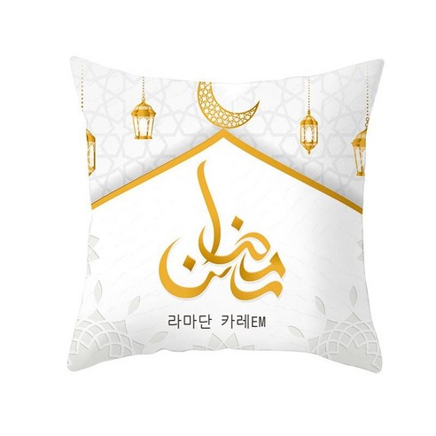 아마존 다국적 개재 포켓 베갯잇 금색 달 복숭아 털 민족풍 프린트 베갯잇 침실 쿠션 커버, LDRD233-38