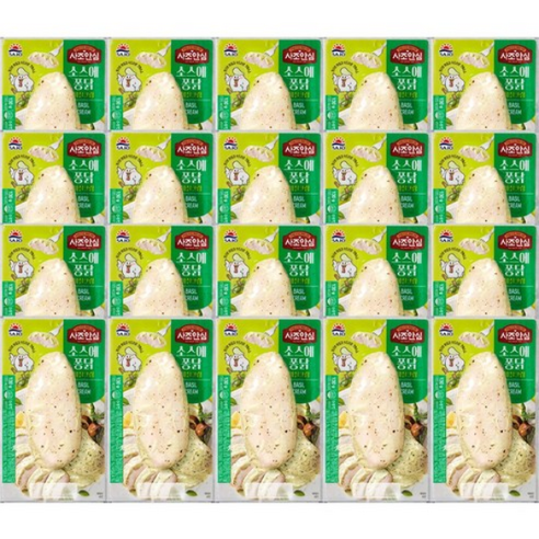 [사조대림] 소스에퐁닭 닭가슴살 130g 바질크림 x 20개