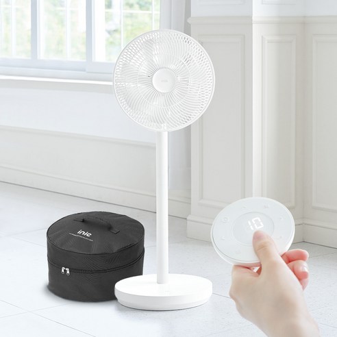 아이닉 무선 3D 스마트 서큘레이터 선풍기 iSC01, iSC01 화이트
