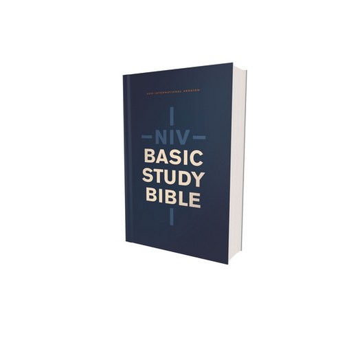 (영문도서) Niv Basic Study Bible Economy Edition Paperback Blue Red Letter Paperback, Zondervan, English, 9780310461043
