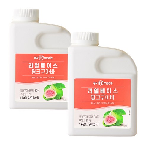 [업체발송] 흥국 리얼베이스 핑크구아바 1kg 2개세트