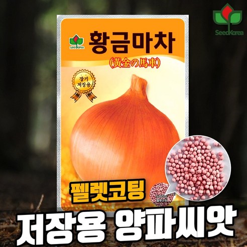 펠렛코팅 황금마차 양파씨앗500립 생산지 일본, 1개