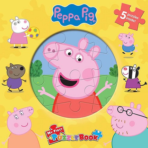 Phidal – Peppa Pig My First Puzzle Book - Jigsaw for Kids Children Toddlers Ages 3 and Up Preschool