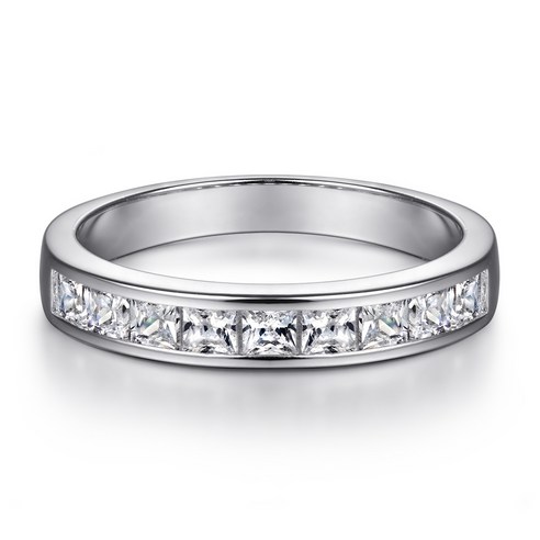 KORELAN 미주 925 순은 반지 여자 지르콘 모조 다이아몬드 반지 패션 프러포즈 세트