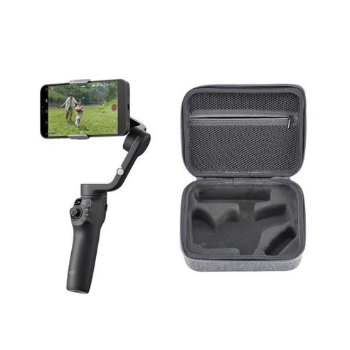 DJI Osmo 모바일 6 OM 6 3 축 안정화 휴대용 및 접이식 쉬운 시작 튜토리얼 및 원탭 편집 오리지널 재, 03 with bag