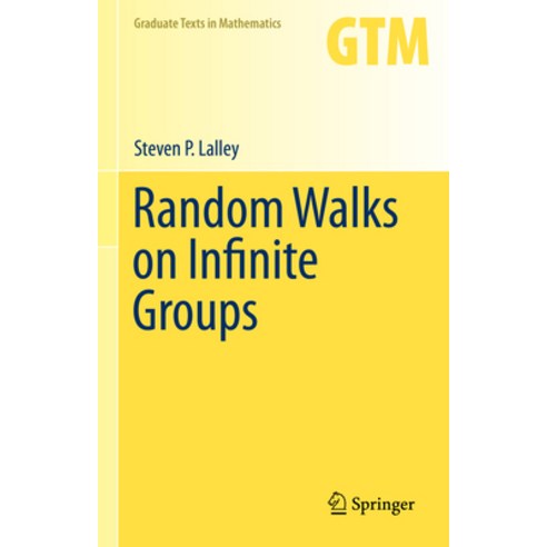 (영문도서) Random Walks on Infinite Groups Hardcover, Springer, English, 9783031256318