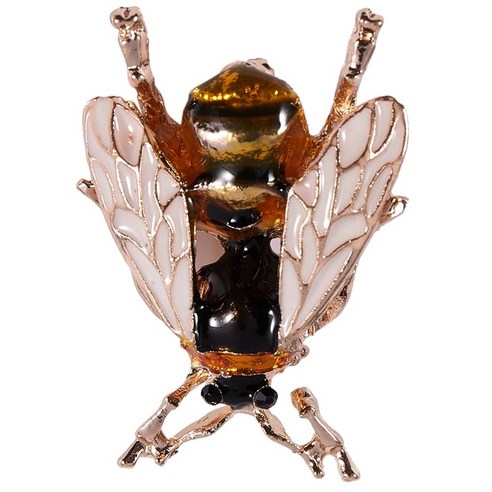 귀여운 꿀벌 비행 곤충 브로치 옷 액세서리 에나멜 브로치 생일 선물 보석