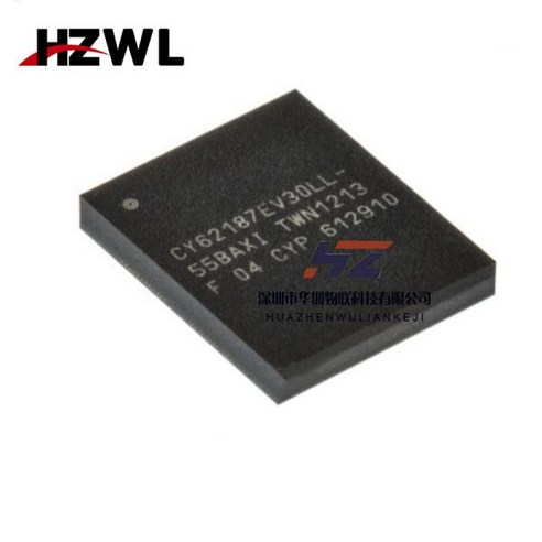 정품 CY62187EV30LL-55BAXI Cyppress FBGA48 랜덤 액세스 메모리 IC 신제품, 한개옵션0