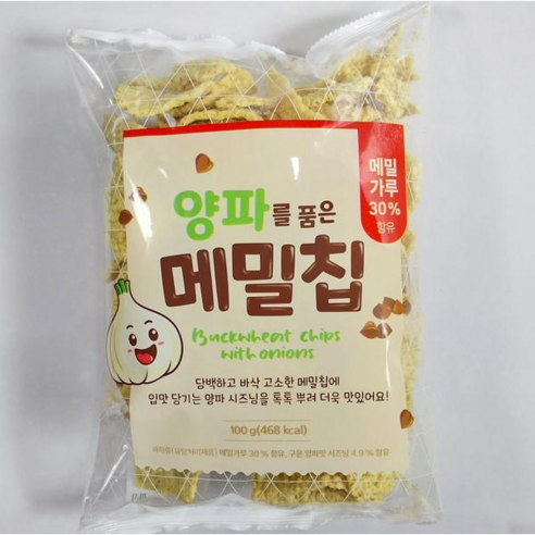 싱싱함이 살아있는 풍미, 메밀과 양파의 조화로운 만남 메밀과자