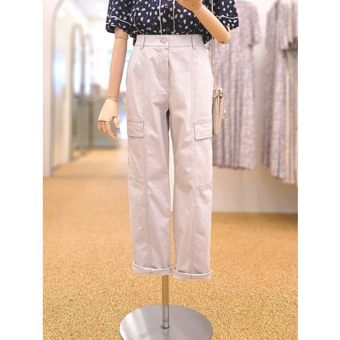 써스데이아일랜드 포켓 디테일 코튼스판 팬츠 T224MPT231W(1945969) Best Top5