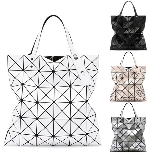 바오바오 BAO ISSEY MIYAKE 토트백 SHINY 화이트 블랙 베이지 실버 4가지 컬러