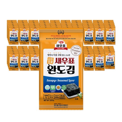 [잇팅나우ㅣ인기상품] 완도 도시락김: 바삭한 바다 풍미로 식사를 풍성하게 [EatingNOWㅣ추천상품]