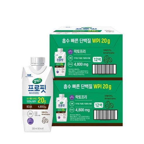 셀렉스 웨이프로틴 프로핏 아메리카노, 24개, 330ml