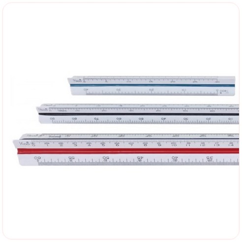 산키스 삼각스케일 자 10cm 15cm 30cm, 삼각스케일-10cm, 1개