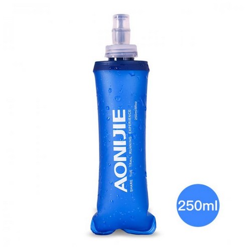 AONIJIE TPU 소프트 드링크 플라스크 BPA 무료 접이식 물병 스포츠 Drinkwear 야외 캠핑 트레일 조깅 250ml 500ml