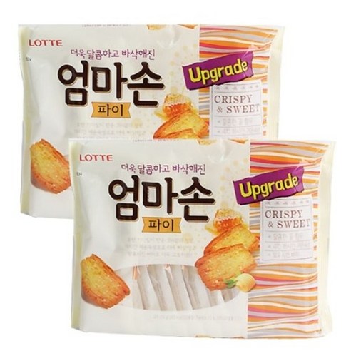 롯데제과 엄마손 파이, 254g, 2개