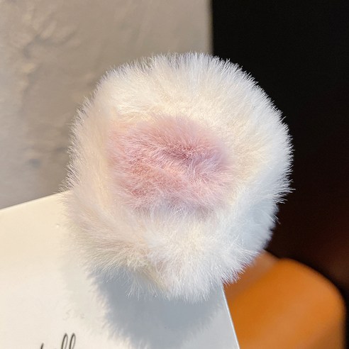1+1 가을 겨울 털 고양이 귀 머리핀 트럼펫 집게 상어 머리핀 귀엽다 일계 털실 머리핀 머리띠