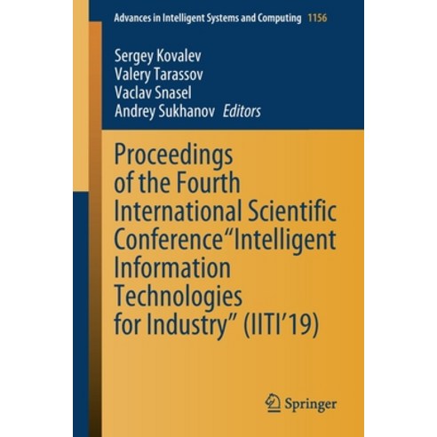 Proceedings of the Fourth International Scientific Conference "intelligent Information Technologies ... Paperback, Springer