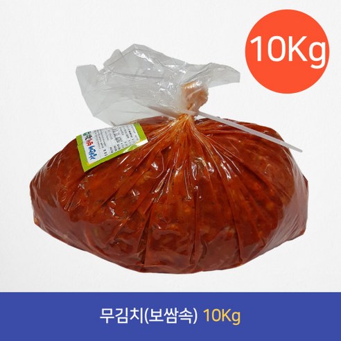 국내산 김치드림 보쌈김치 보쌈속 무김치 (냉동무김치), 강산애 보쌈김치 보쌈속 무김치 10kg(냉동무김치)