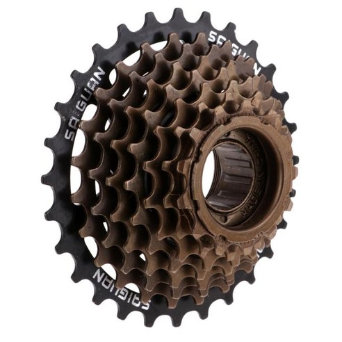 MTB 산악 자전거용 초경량 8단 13-28T 카세트 스프로킷 프리휠, 갈색, 금속