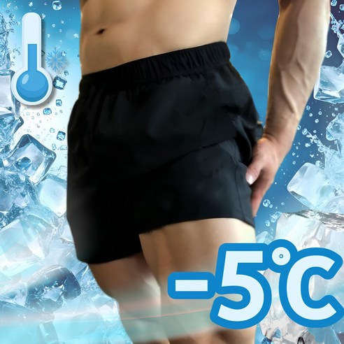 스윕스 남성 3부 스판 반바지 운동 헬스용