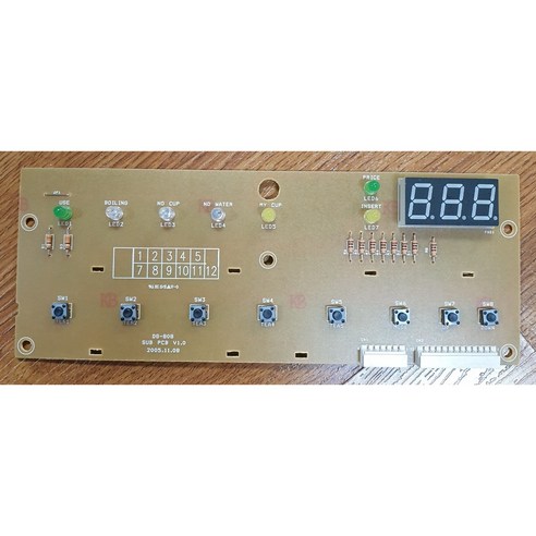 동구전자 미니커피자판기 DG808F3M DG808FK 버튼PCB 기판 - 자판기 | 쿠팡