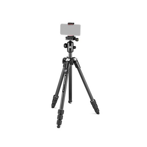 [MANFROTTO] 맨프로토 엘리먼트 MII 모바일 블루투스 카본 4단 삼각대 키트 MKELMII4CMB-BH 촬영 스마트폰, 단품