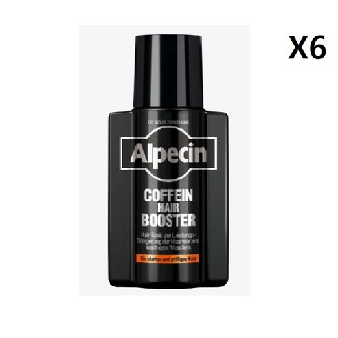 Alpecin 알페신 헤어 토닉 카페인 헤어 부스터, 3개, 200ml