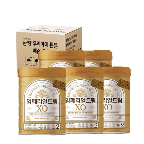 임페리얼XO 분유 2단계, 800g, 5개 800g × 5개, 800g × 5개 섬네일