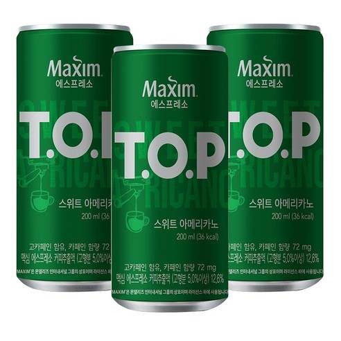 [커피타임나우ㅣ인기상품] 스위트하고 깊은 풍미의 맥심 티오피 스위트아메리카노로 활력을 되찾아보세요 [CoffeeTimeNOWㅣ추천상품]