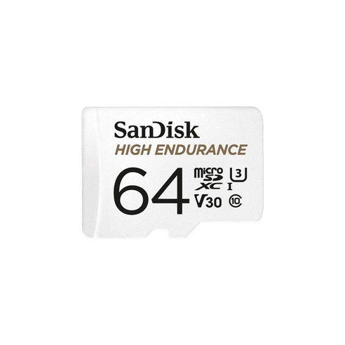 상시 녹화 장치에 최적화된 샌디스크 microSD 카드 High Endurance QQNR 64GB