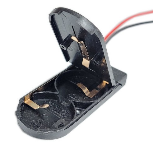 CR2032 건전지 홀더 2구, 3V/6V 리튬 배터리홀더, 2032 1개/2개입