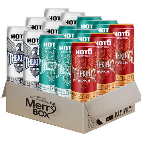 에너지음료세트 롯데칠성 핫식스 더킹355ml(포스6+러쉬6+펀치3), 1세트 - 최저가 알림ㆍ특가 할인ㆍ가격비교 - 역대가