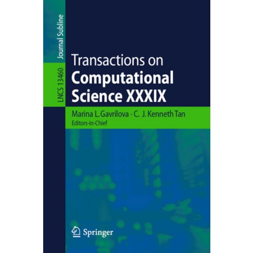 (영문도서) Transactions on Computational Science XXXIX Paperback, Springer, English, 9783662664902