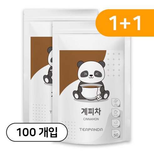 티판다 계피차 친환경 삼각티백, 6개, 50개입, 1g